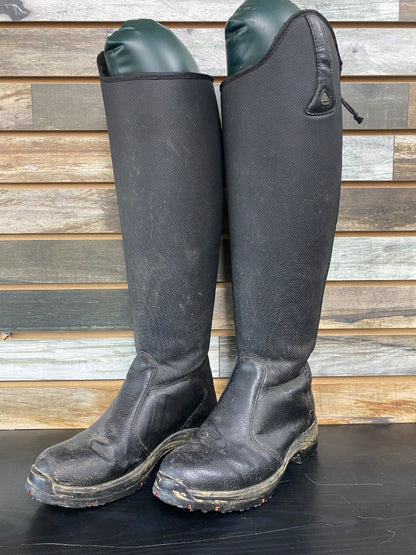 USED Mountain Horse Fleece Lined Tall Boots 5 1/2-6 Black