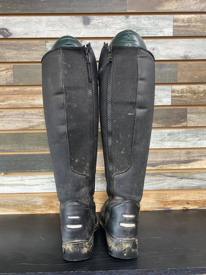 USED Mountain Horse Fleece Lined Tall Boots 5 1/2-6 Black