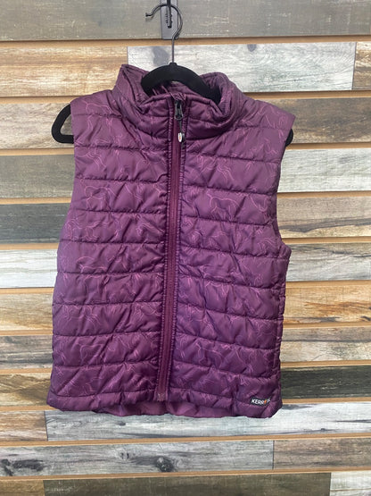 USED Kerrits Youth Vest Medium Pink/Purple