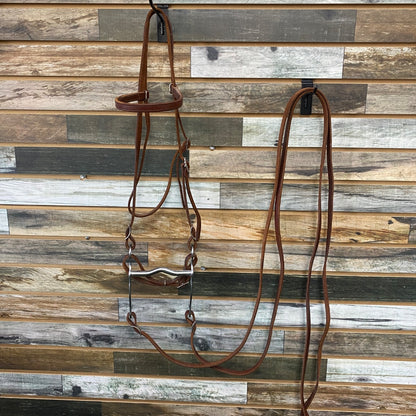 USED Weaver Western Headstall Horse Medium Oil