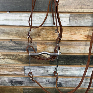 USED Weaver Western Headstall Horse Medium Oil