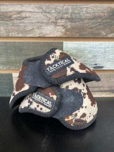 USED Tacktical No-Turn Bell Boots – Cowhide Print