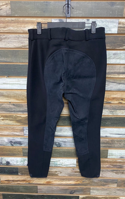 USED Tuffrider Ladies English Fullseat Breech 32 Black