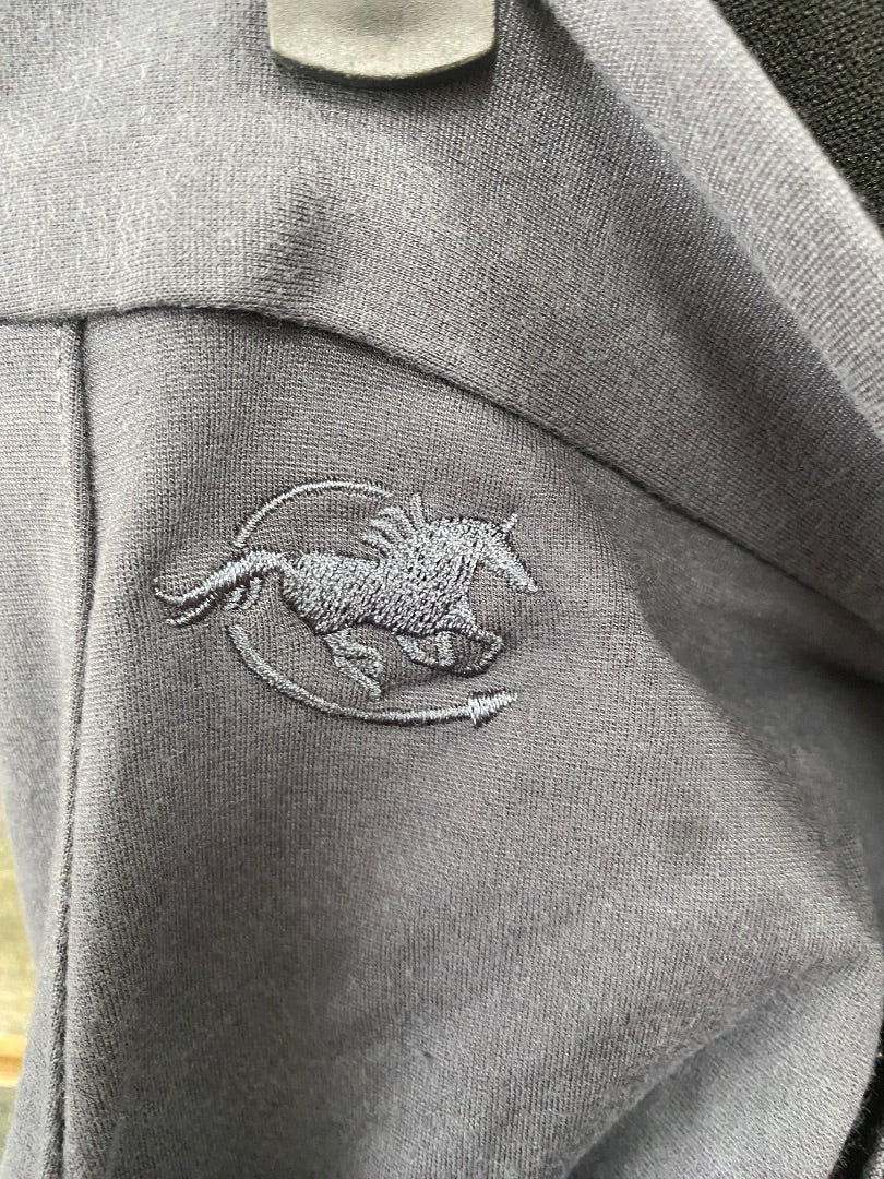 USED Smartpak Piper Ladies English Fullseat Breech 34 Grey