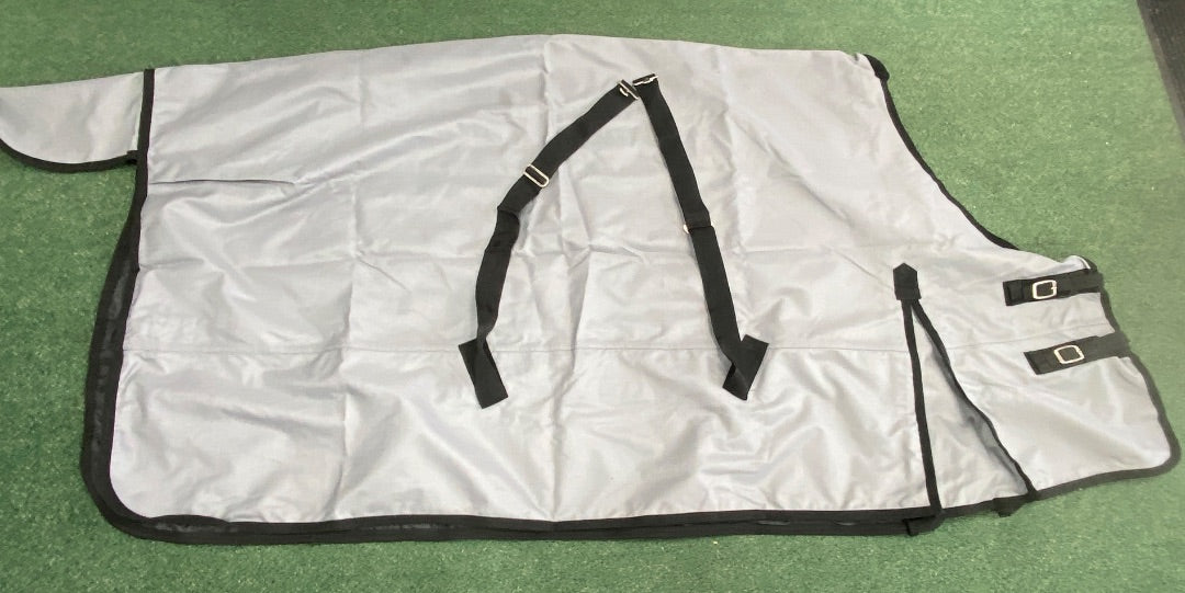 USED Gatsby 1200D Waterproof Turnout Sheet 75" Grey