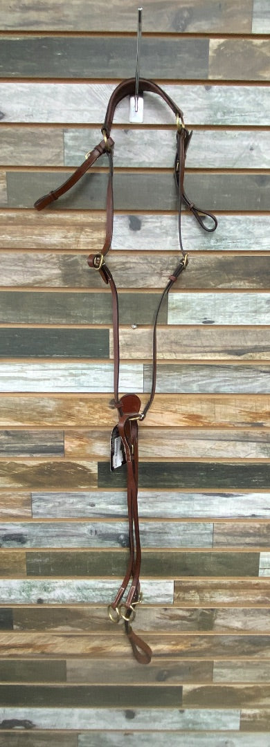 USED Kincade Leather English Breastplate – Dark Chestnut, New with Tags