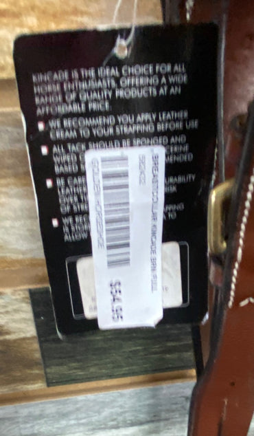 USED Kincade Leather English Breastplate – Dark Chestnut, New with Tags