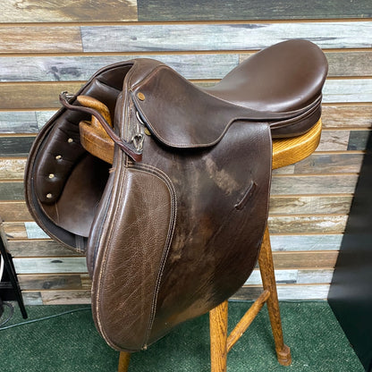 USED Collegiate All Purpose Saddle 18" Medium OIl