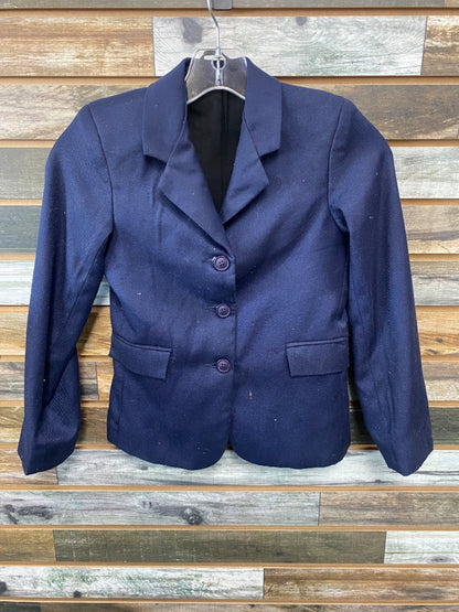 USED Tuffrider Youth Show Coat 10 Navy