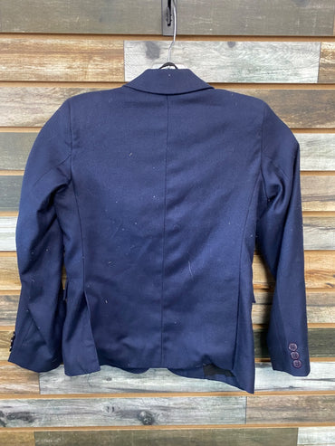 USED Tuffrider Youth Show Coat 10 Navy