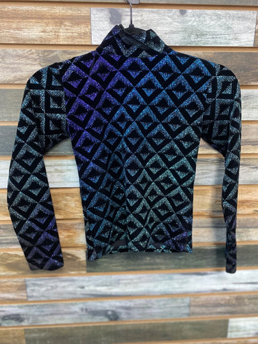 USED Hobby Horse Youth Western Show Top Small Multicolor