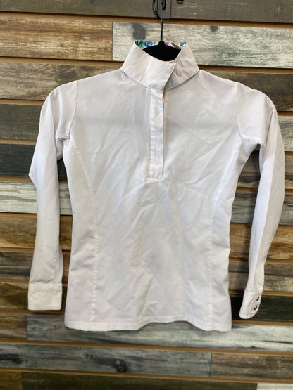 USED Royal Highness Youth Show Shirt XS White