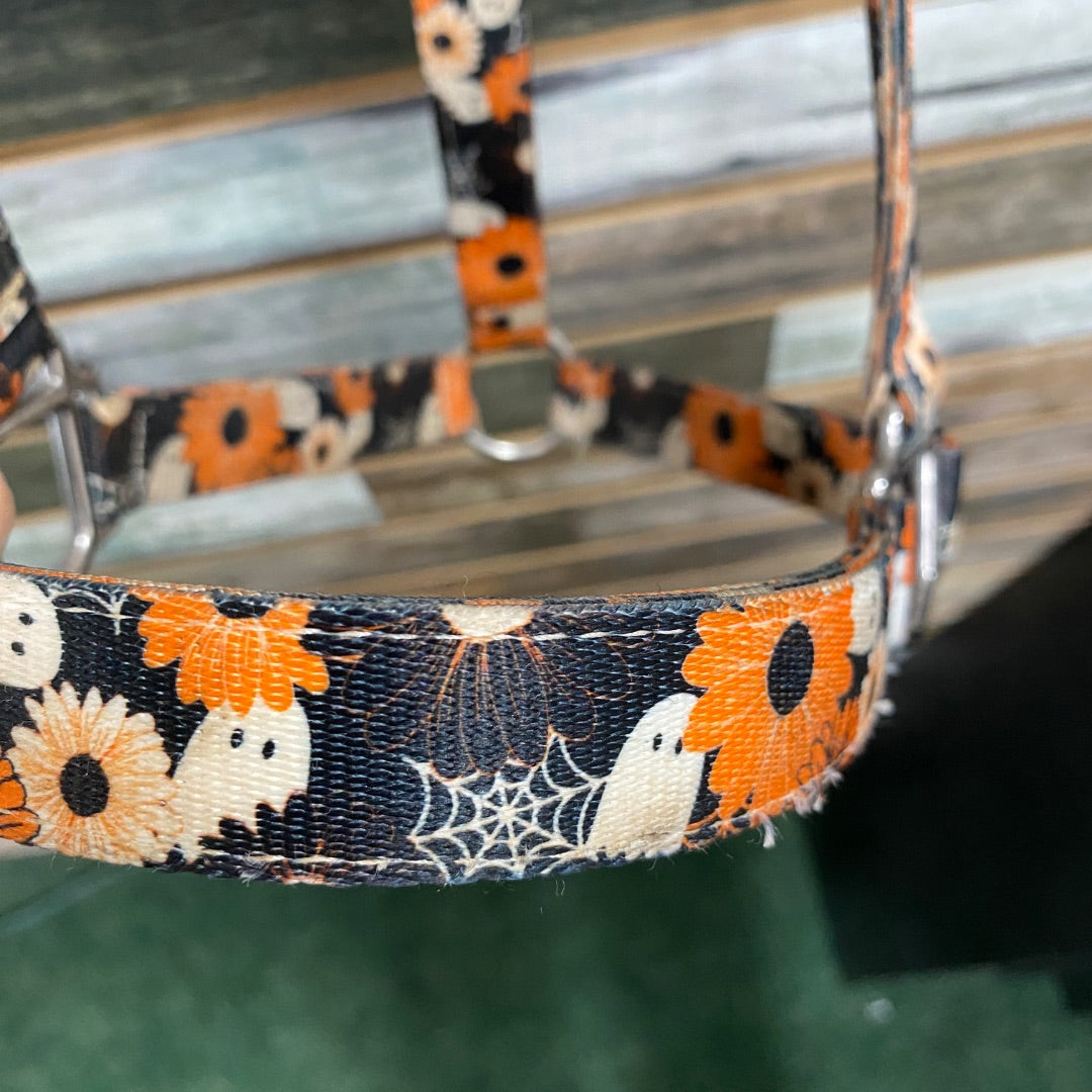 USED Hot Headstalls Halter Average Orange/Black