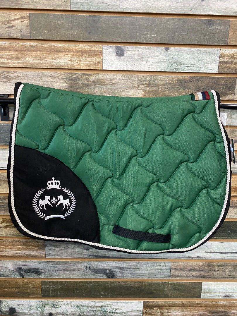 USED Equine Couture All Purpose Saddle Pad Full Green
