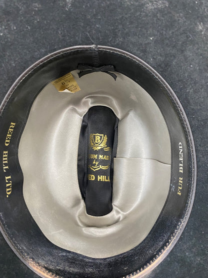 USED Reed Hill West Felt Hat 6 3/4" Black