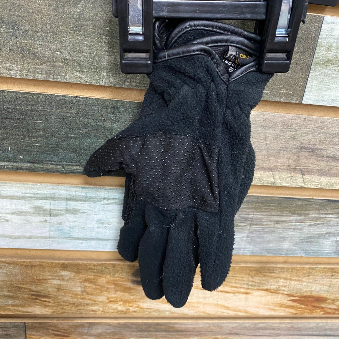 USED Equistar Youth English Riding gloves 5 Black