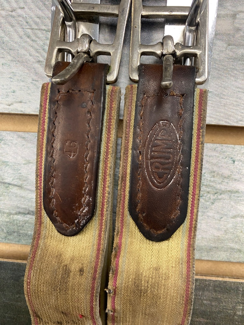USED Crumps English Leather Girth 46" Havana