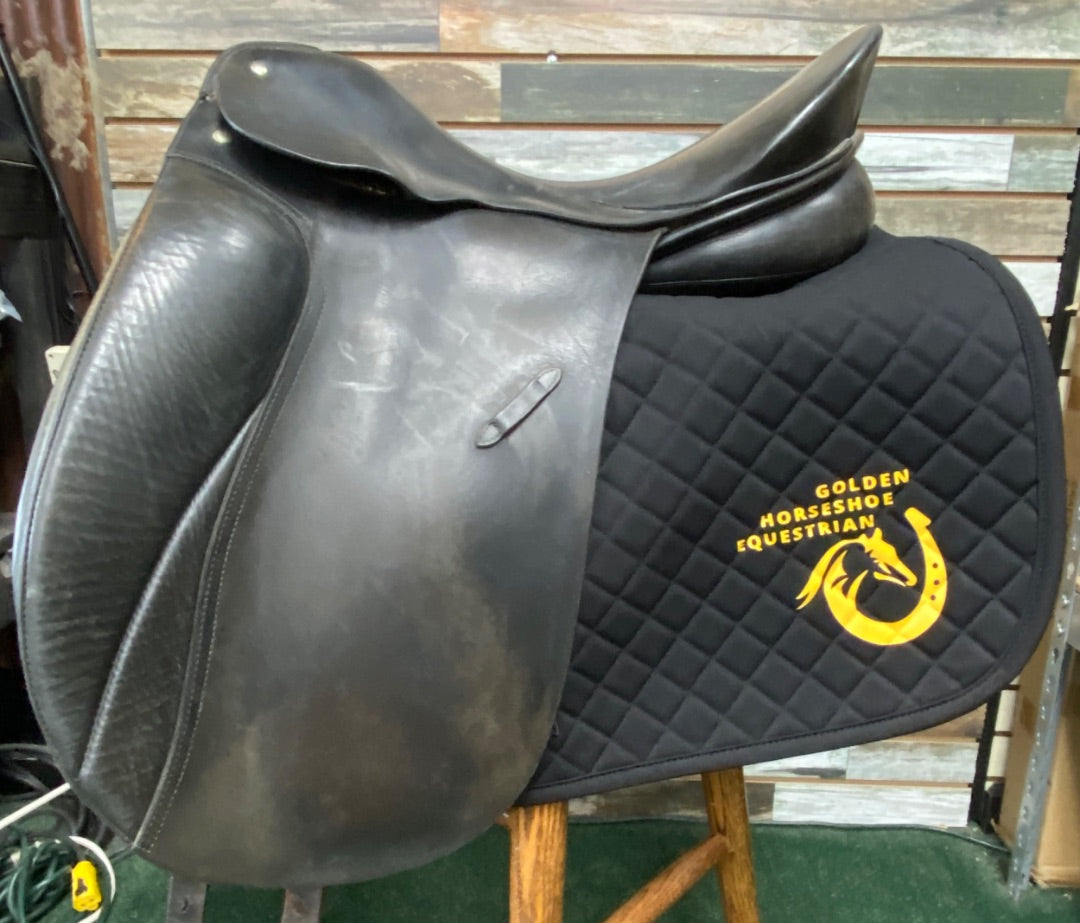 USED Passier Grand Gilbert Dressage Saddle 18" Black