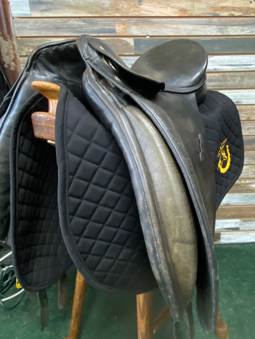 USED Passier Grand Gilbert Dressage Saddle 18" Black