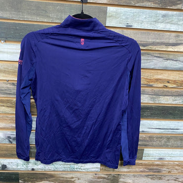 USED Tredstep Long Sleeve Quarterzip XS Navy