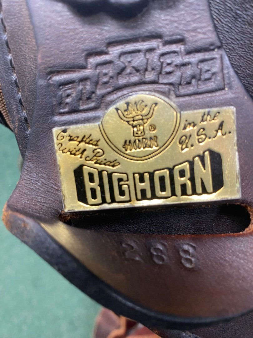 USED Big Horn Western Trail/Pleasure Saddle 15” Dark Oil