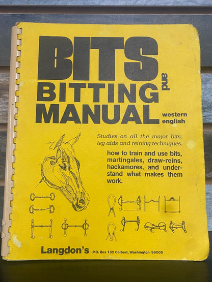 USED William G Langdon Bits and Bitting Manual  Yellow