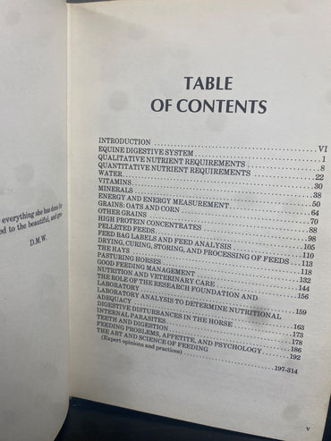 USED Equine Research Publications “Feeding to Win”  Green