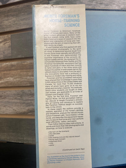 USED  Monte Foremans Horse Training Science by Monte Foremen