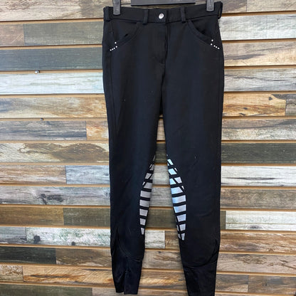 USED  Ladies English Breeches 28 black