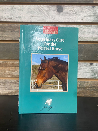 USED John Lyons Veterinary Care for the Perfect Horse 9” x 6” Blue