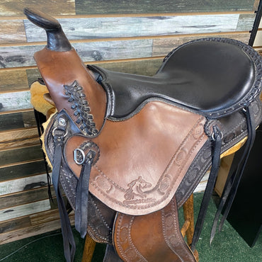 USED Synergist Light Endurance Trail Saddle 15" Dark Oil