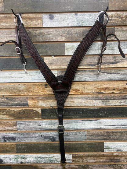 USED Cactus Saddlery 2" Western Breast Collar Horse Dark Oil