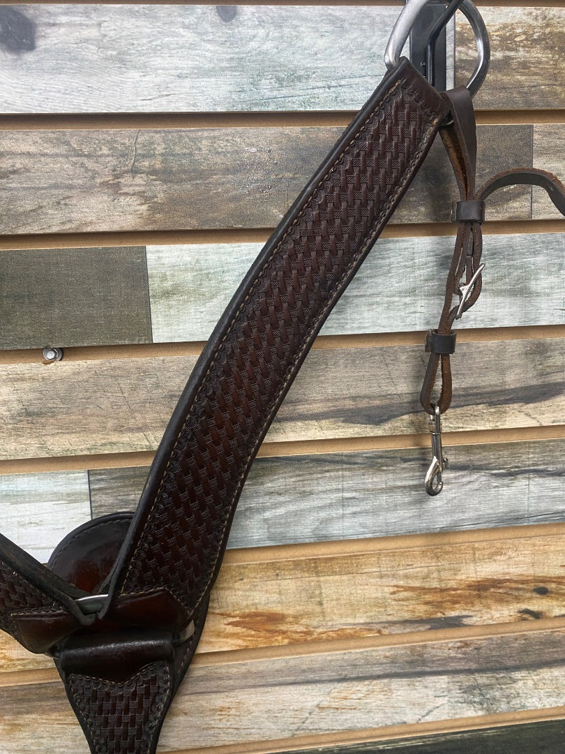 USED Cactus Saddlery 2" Western Breast Collar Horse Dark Oil