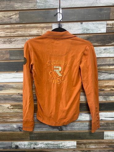 USED Gersemi Long Sleeve Button-Down Polo – Small