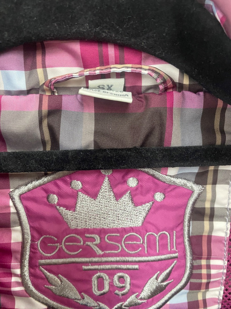 USED Gersemi Pink Plaid Vest – XS