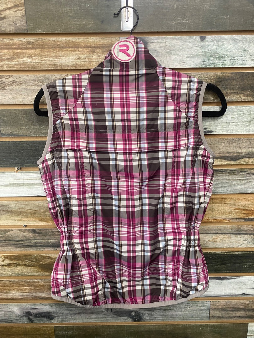 USED Gersemi Pink Plaid Vest – XS