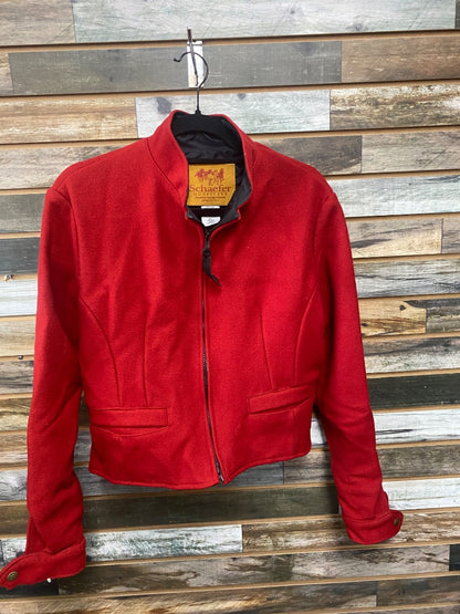 USED Schaefer Outfitter Ladies Jacket Medium Red/Black
