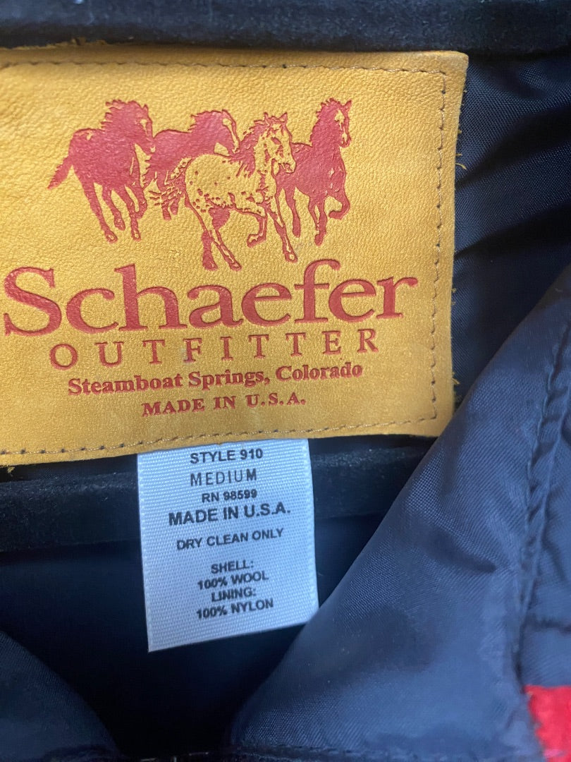 USED Schaefer Outfitter Ladies Jacket Medium Red/Black