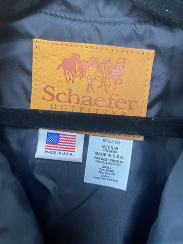 USED Schaefer Outfitter Ladies Vest Medium Red/Black