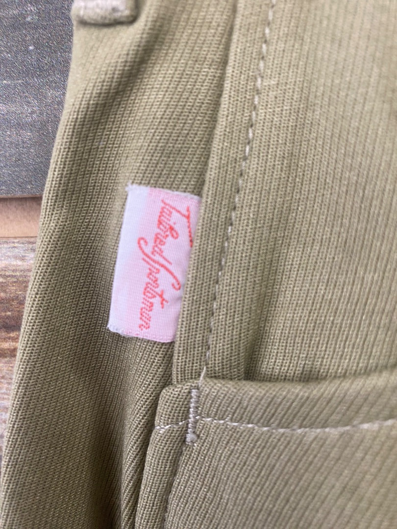 USED Tailored Sportsman Knee Patch Breeches 24 Tan