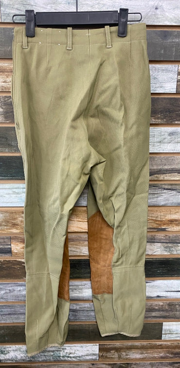 USED Tailored Sportsman Knee Patch Breeches 24 Tan