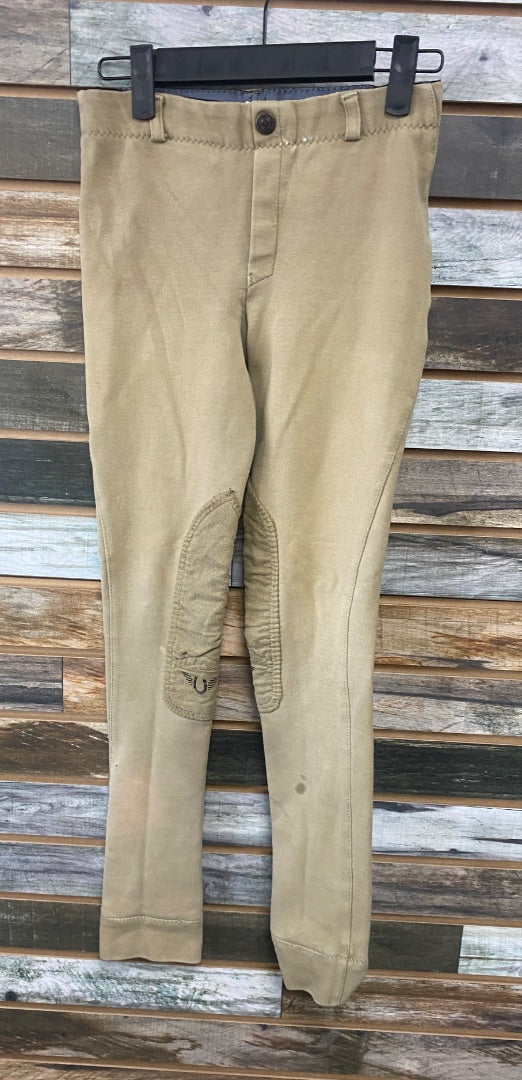 USED Tuffrider Knee Patch Jods 14 Tan