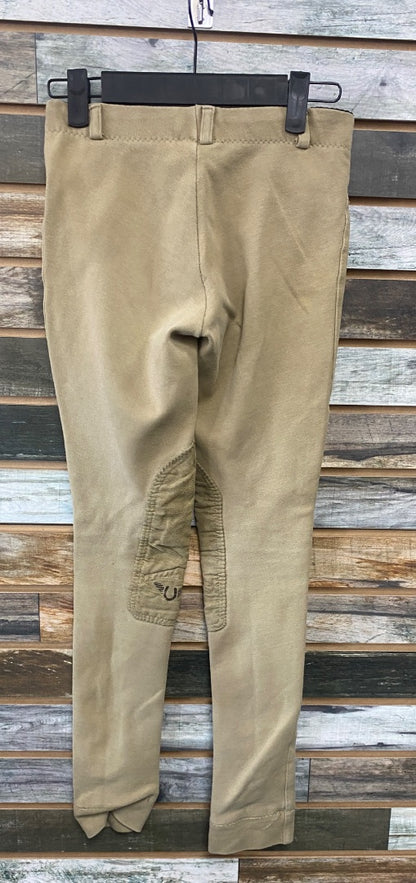 USED Tuffrider Knee Patch Jods 14 Tan