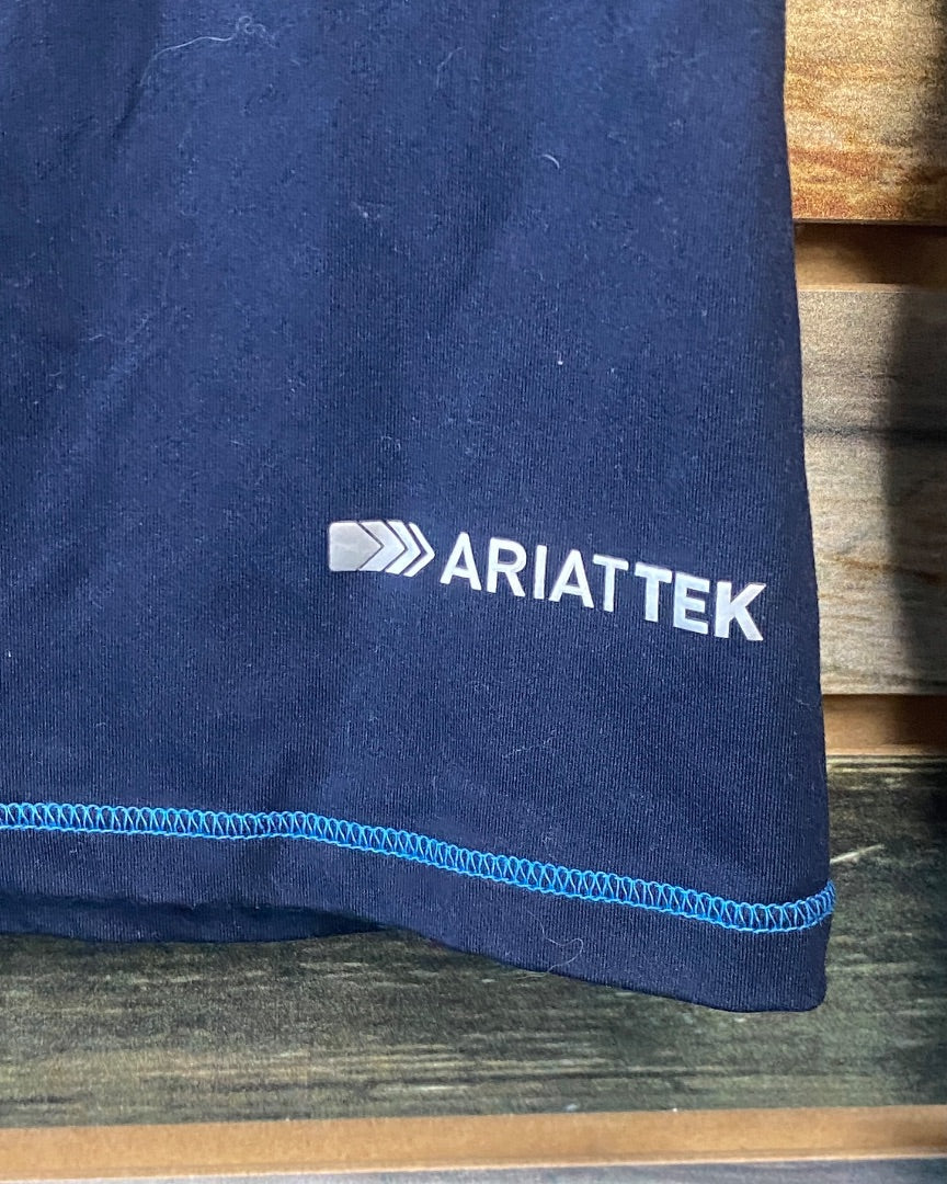 USED Ariat Tek Cold Series Quarter Zip XS Blue