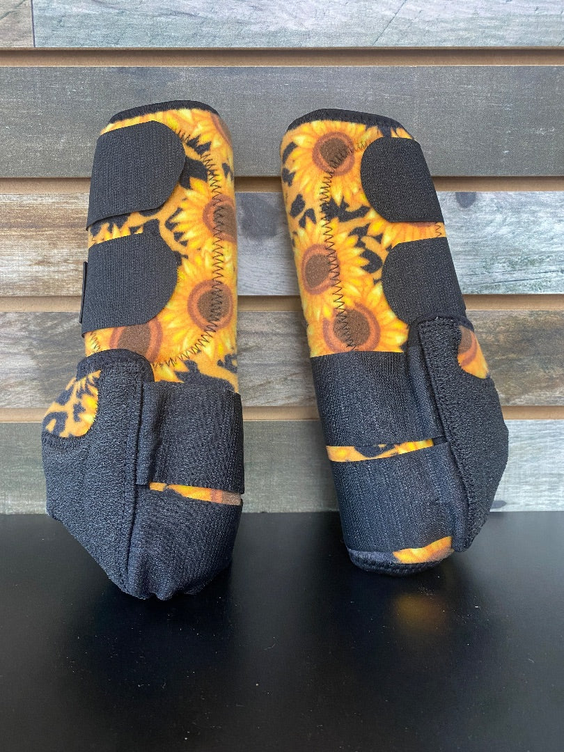 USED Hot Headstalls Sport Boots Medium Yellow/Black