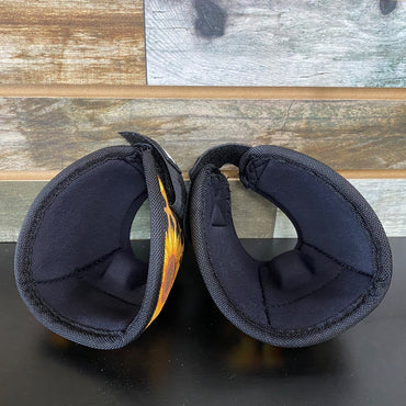 USED Hot Headstalls Bell Boots Medium Yellow/Black