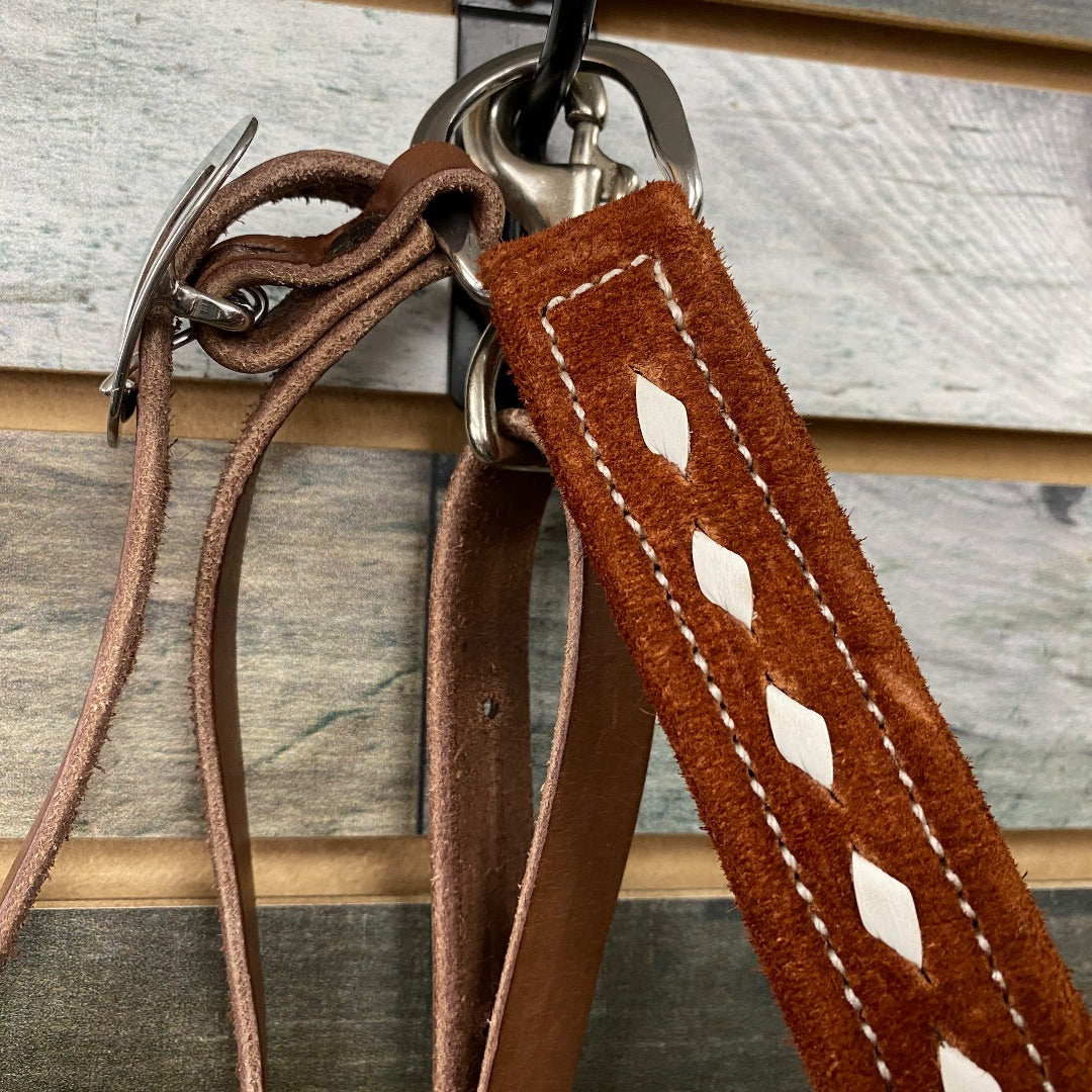 USED WhinneyWear Western Breast Collar Horse Rust/White