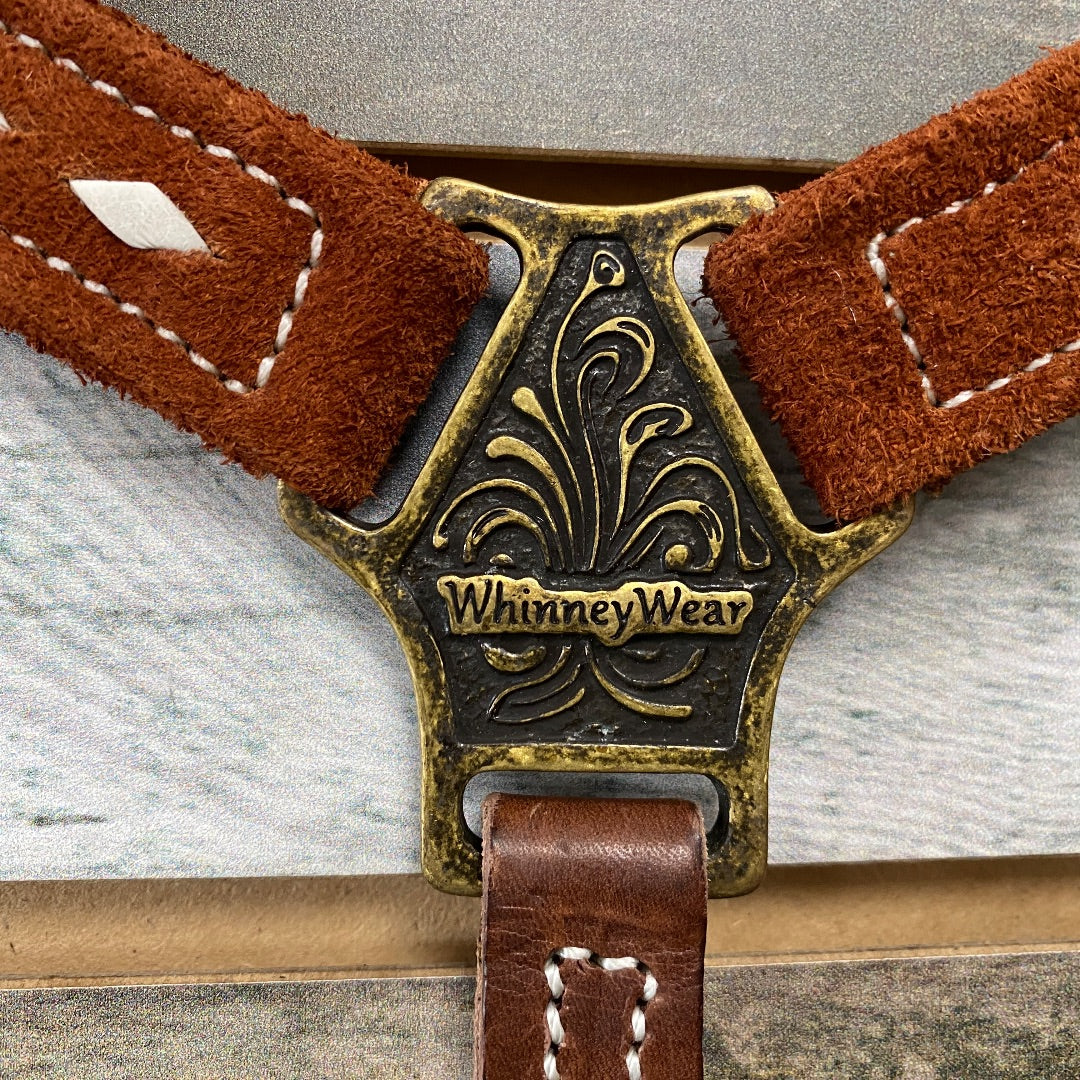 USED WhinneyWear Western Breast Collar Horse Rust/White