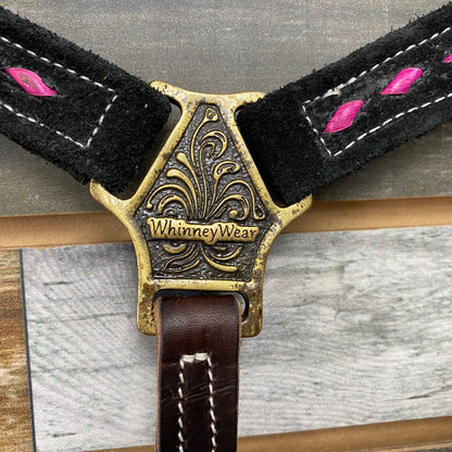 USED WhinneyWear Western Breast Collar Horse Hot Pink
