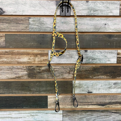 USED Hot Headstalls Western One Ear Headstall Horse Yellow/Black